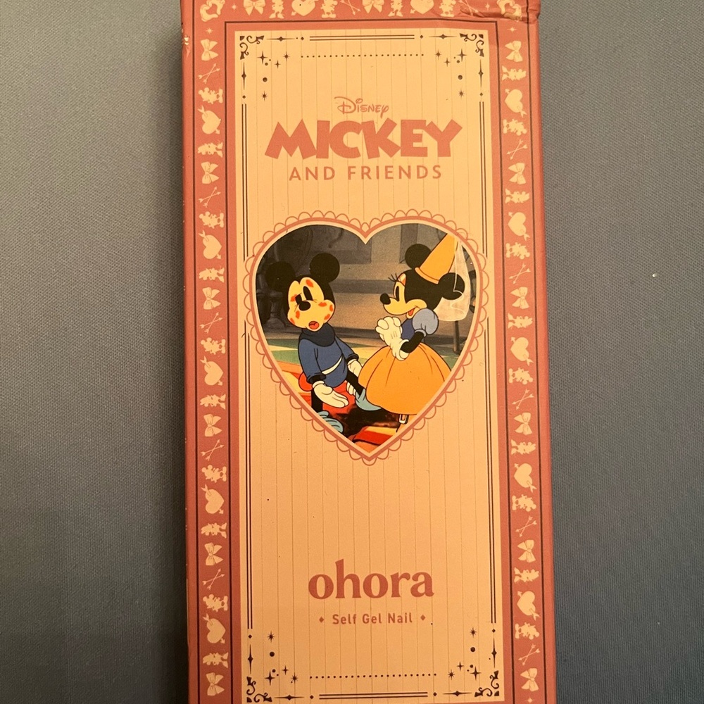 Ohora Disney Mickey and Friends Semi Cured Gel Nail Stickers - N Blooming Love